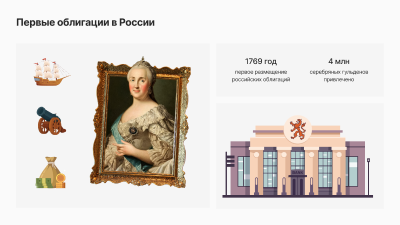Первые облигации в России